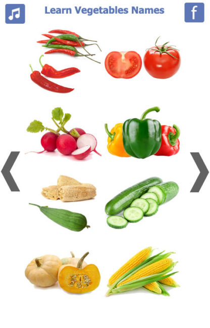 Learn Vegetables Name (3)