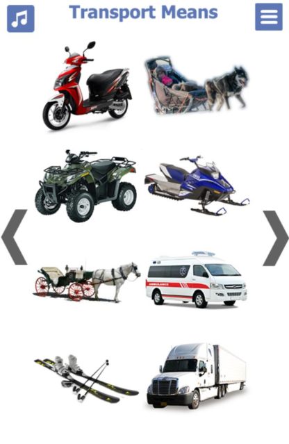 Transport Means in English (5)