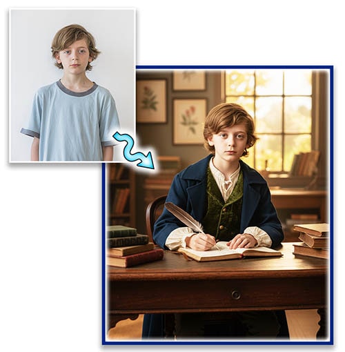 تطبيق أحلى طفولة - دبلجة صور أطفال بالذكاء الاصطناعي